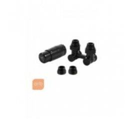 ARBONIA Schlosser узел нижнего подключения угловой черный RAL 9005 в бытовых сплит-системах