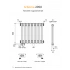 Радиатор Arbonia 2050/18 секций нижнее подключение цвет белый RAL 9016 Радиатор Arbonia 2050/18 секций нижнее подключение цвет белый RAL 9016