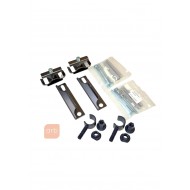 Комплект настенных кронштейнов, цвет графит RAL Anthrazit Metallic (ZB0282+ZB0281+ZB0280)