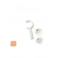 Упор нижний, цвет белый RAL 9016 (ZB0280)