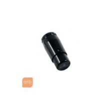 Термостатическая головка MINI Diamant, цвет черный RAL 9005 (601100033)