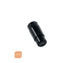 Термостатическая головка MINI Diamant, цвет черный RAL 9005 (601100033)