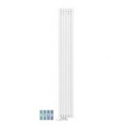 Радиатор KZTO серия QUADRUM 40 V-1750-6 L нижнее левое подключение цвет белый муар