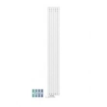 Радиатор KZTO серия QUADRUM 40 V-1750-6 L нижнее левое подключение цвет белый муар