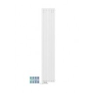 Радиатор KZTO серия QUADRUM 40 V-1750-8 L нижнее левое подключение цвет белый муар