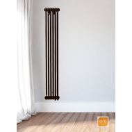 Радиатор Arbonia 2180/6 секций нижнее подключение цвет черный RAL 9005 MATT