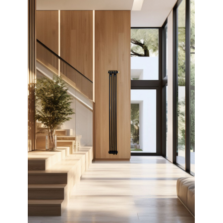 Радиатор Arbonia 3180/4 секции нижнее подключение цвет черный RAL 9005 MATT Радиатор Arbonia 3180/4 секции нижнее подключение цвет черный RAL 9005 MATT