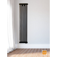 Радиатор Arbonia 3180/8 секций нижнее подключение цвет черный RAL 9005 MATT