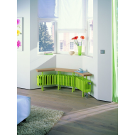 Радиатор-скамья специальной формы