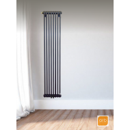 Радиатор Arbonia 2180/6 секций нижнее центральное подключение цвет антрацит RAL 7016